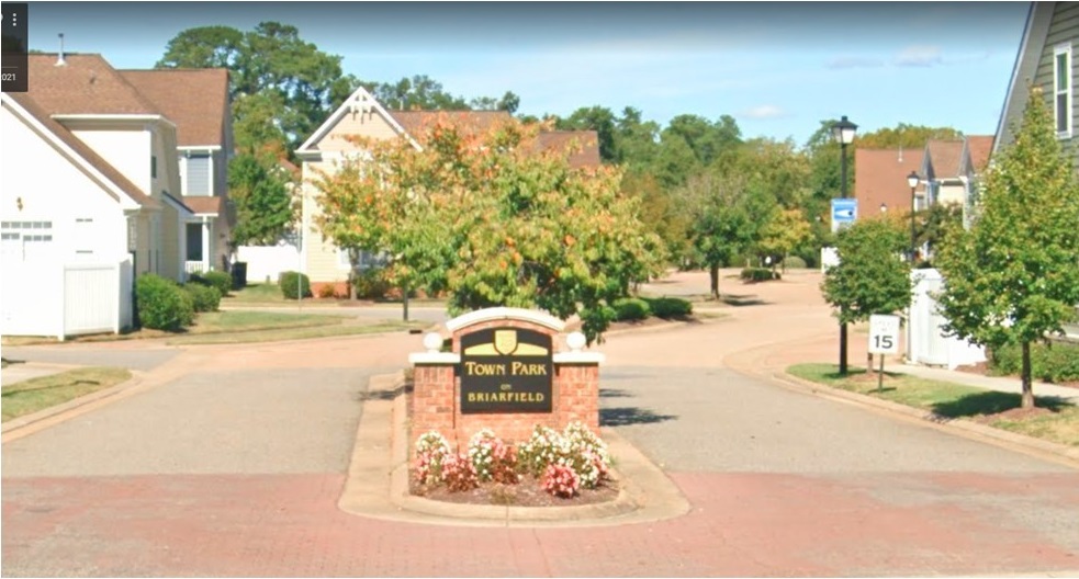 Town Park sign